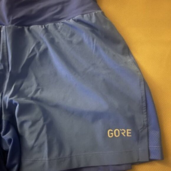 Gore Wear R5 Women’s Light Running Shorts Metallic Blue XS 3.5" NWT - Picture 3 of 5